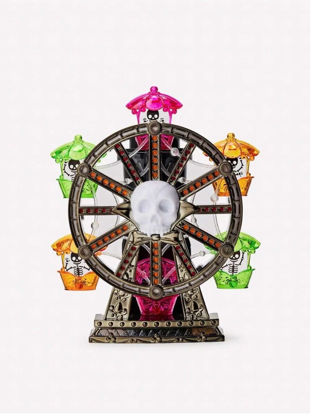 NWT White Barn Neon Spooky Ferris Wheel Wallflowers Plug